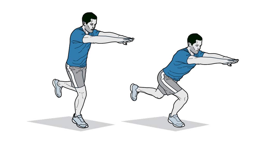 Squat sur une jambe