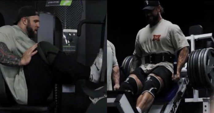 Chris Bumstead Iain Vallière Quad Entraînement